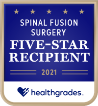 five star spinal fusion surgery badge