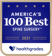 america's 100 best spine surgery badge
